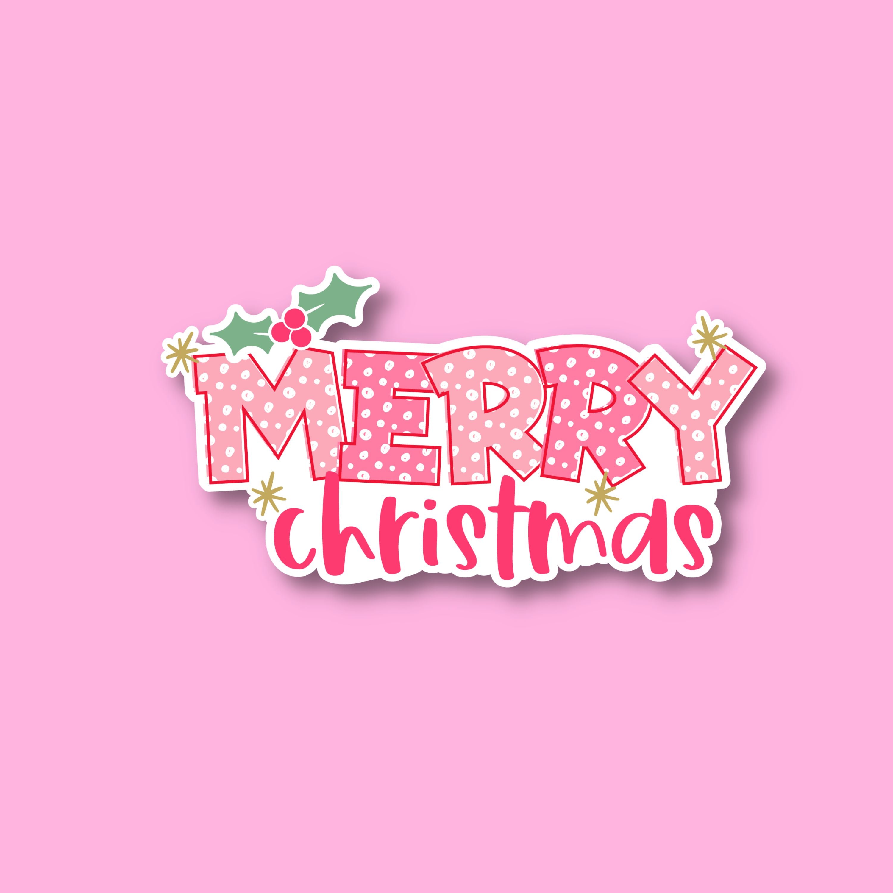 CHRISTMAS STICKERS - Glossy Vinyl Sticker- penguin