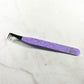 FIBER TIP TWEEZERS - PURPLE WITH SPARKLES