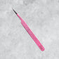 FIBER TIP TWEEZERS - PINK WITH SPARKLES