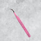 FIBER TIP TWEEZERS - PINK WITH SPARKLES