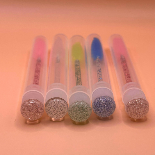 Regular Eyelash Wands with Cover -Color sparkles