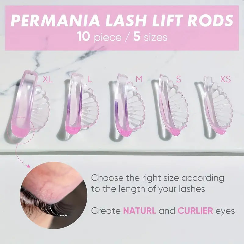 10pcs Sea Shell lash lift rods