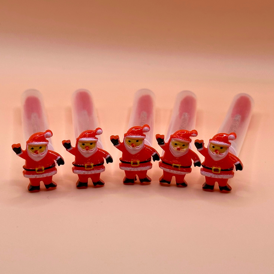 Regular Eyelash Wands with Cover - Santa