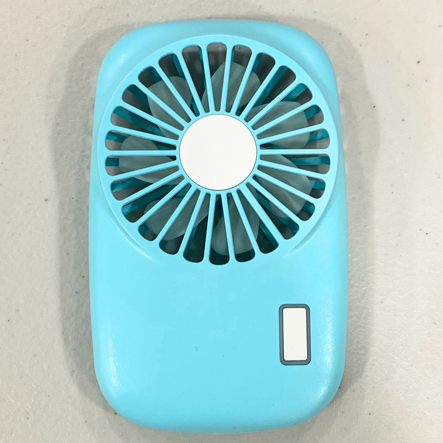 LIGHT TEAL MINI HAND FAN