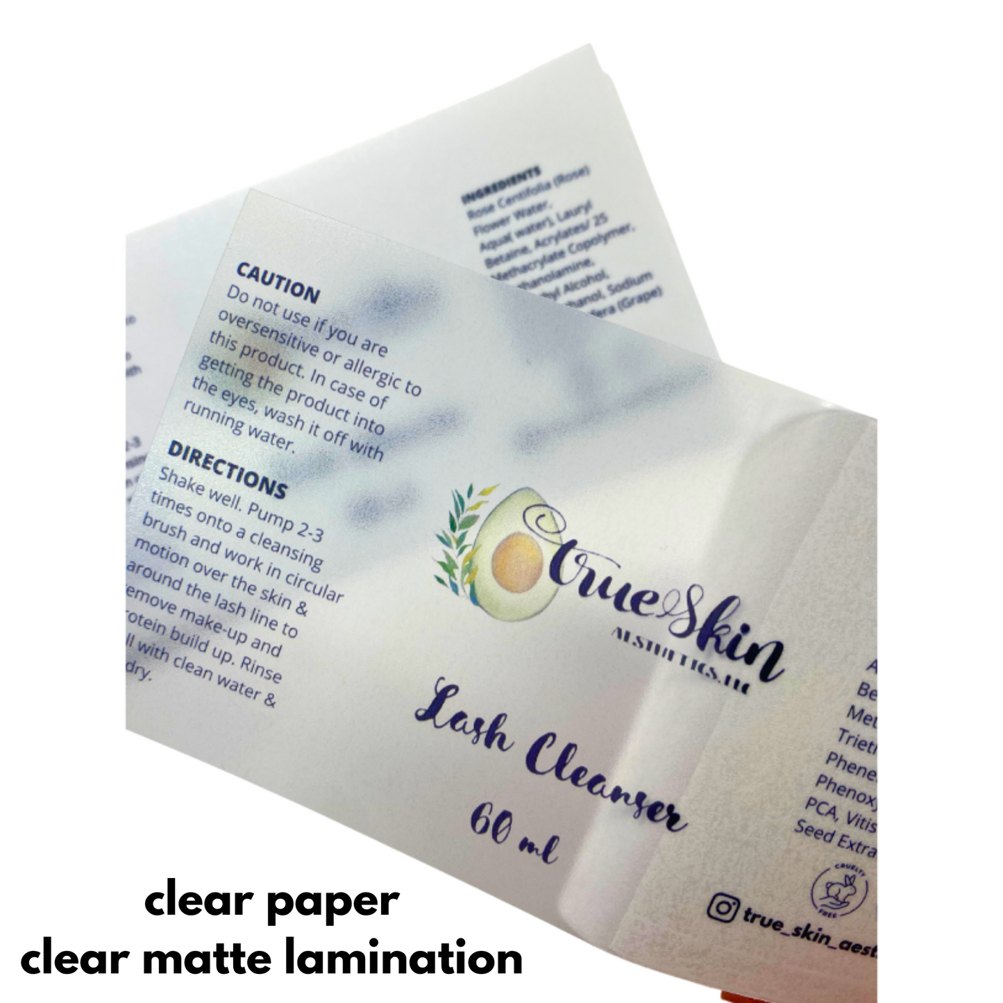 CUSTOM SHAMPOO LABELS | WATER RESISTANT | PROOF SENT BEFORE PRINTING | FREE DESIGN! price for 1 label