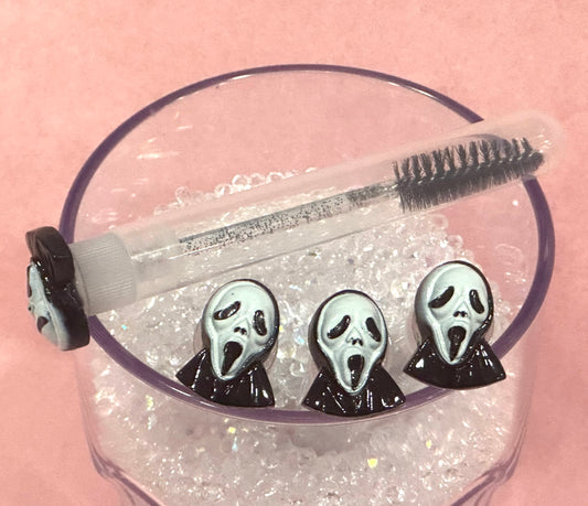 Halloween Lash Extension Spoolie Brush with Cover  - scream