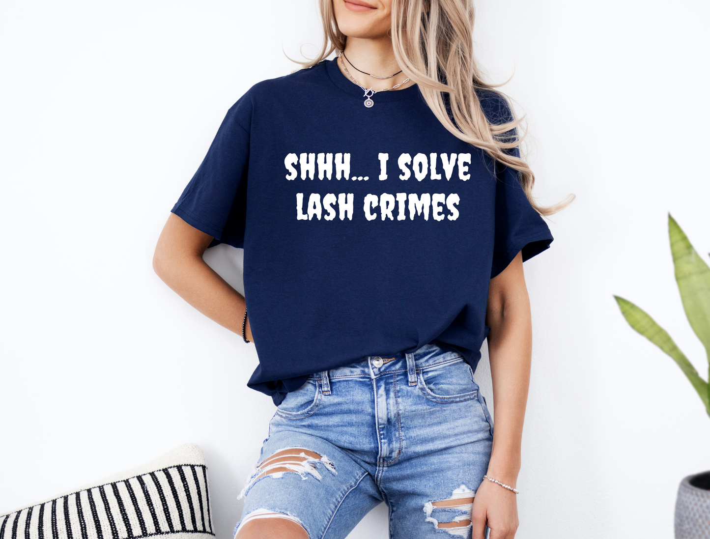 sweatshirt or t-shirt - shhh... I solve lash crimes