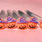 Pumpkins Halloween Eyelash Wands with Cover