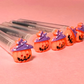 Pumpkins Halloween Eyelash Wands with Cover