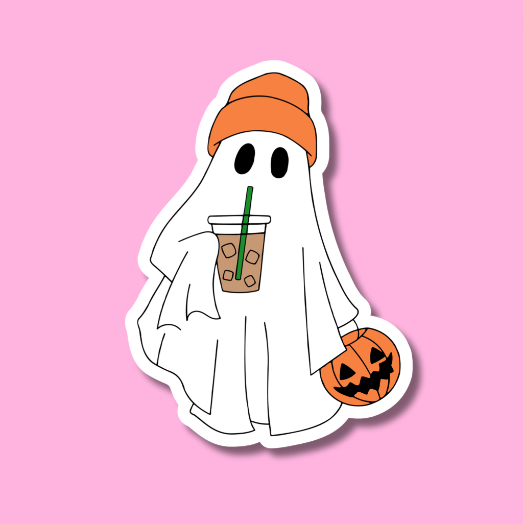 Halloween Sticker - ghost