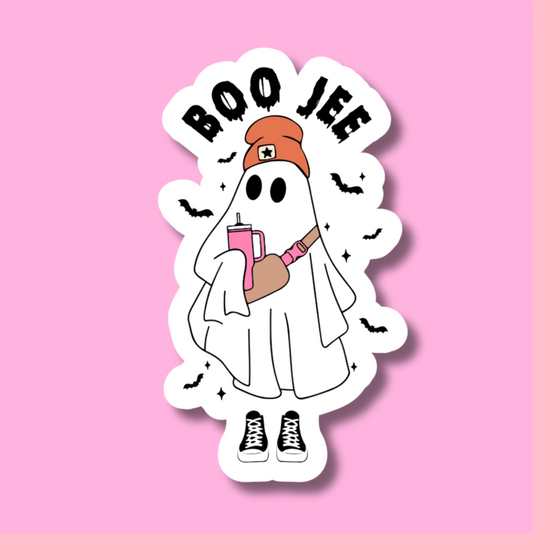 Halloween Sticker - boo jee