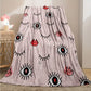 51x59 ”  Throw Blanket - Lashes & Lips