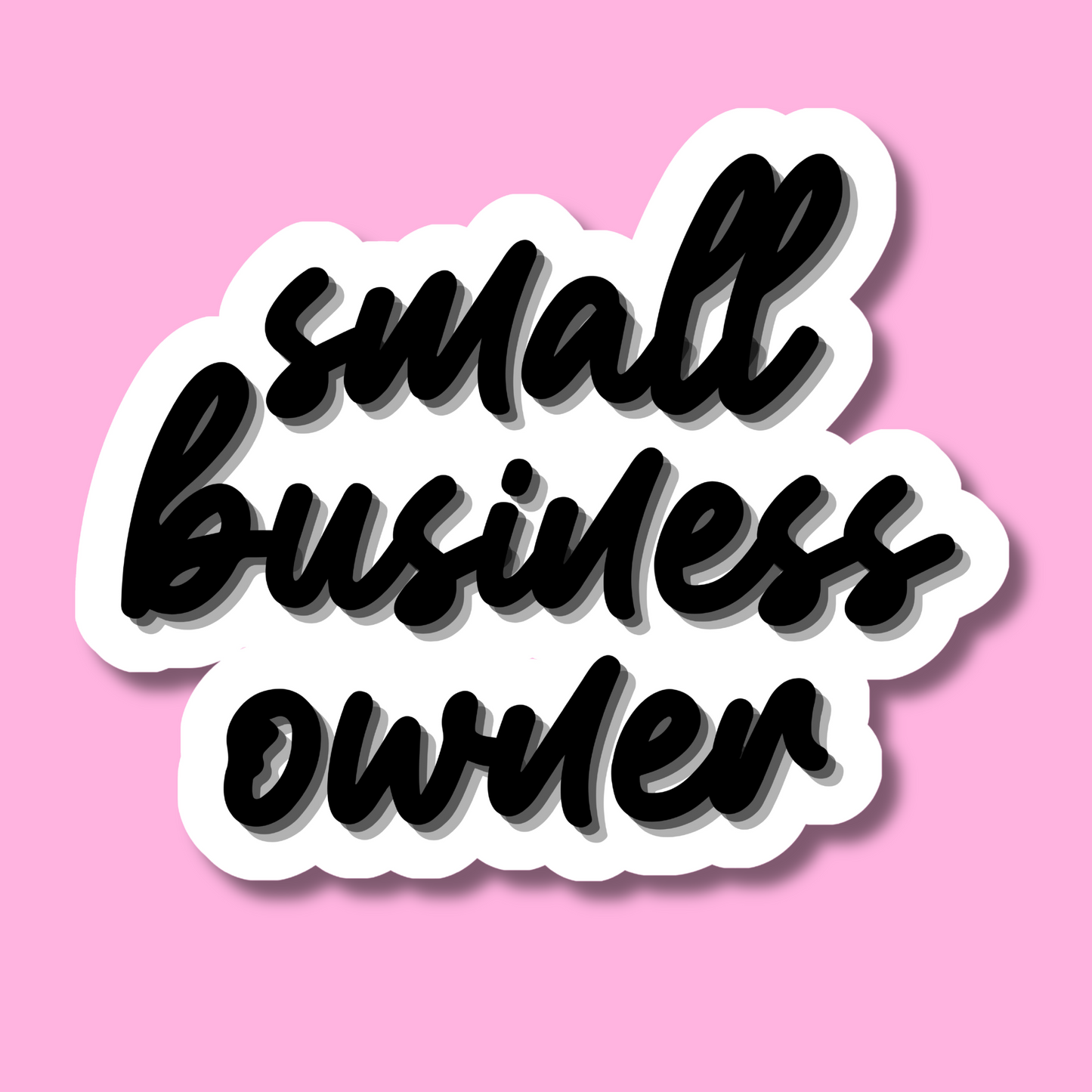 Sticker - small business owner